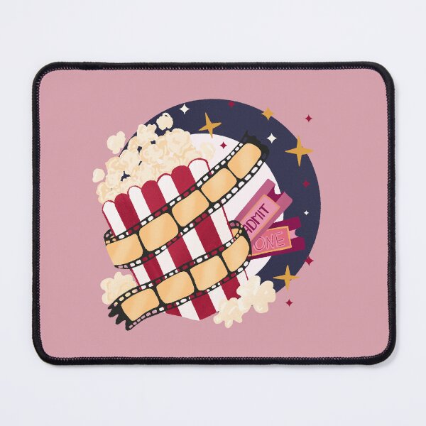 Item preview, Movie night retro bubble badge designed and sold by Home Cyn Home.