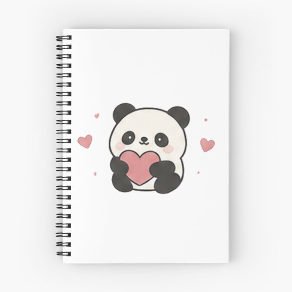 Item preview, Cute Kawaii Panda Holding Heart Valentine Love Aesthetic designed and sold by Rehnair.