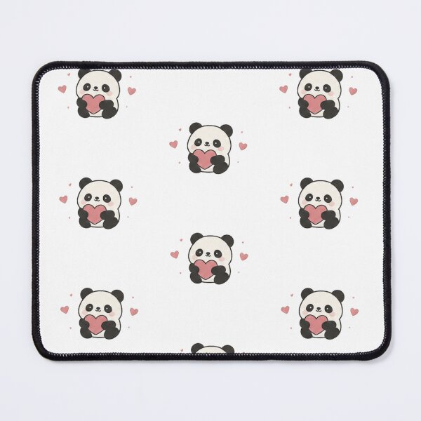 Item preview, Cute Kawaii Panda Holding Heart Valentine Love Aesthetic designed and sold by Rehnair.