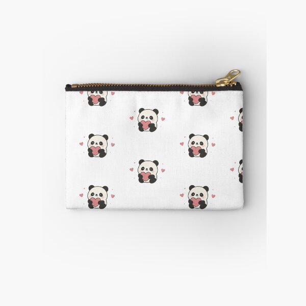 Item preview, Cute Kawaii Panda Holding Heart Valentine Love Aesthetic designed and sold by Rehnair.