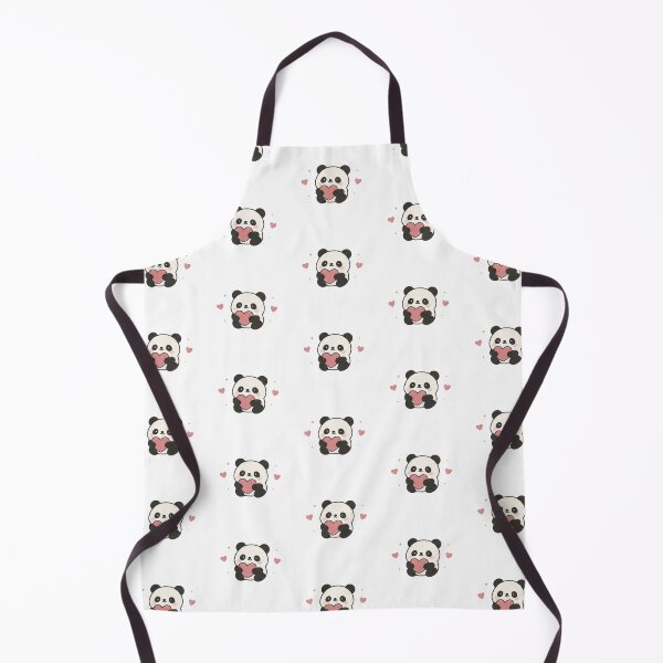 Item preview, Cute Kawaii Panda Holding Heart Valentine Love Aesthetic designed and sold by Rehnair.