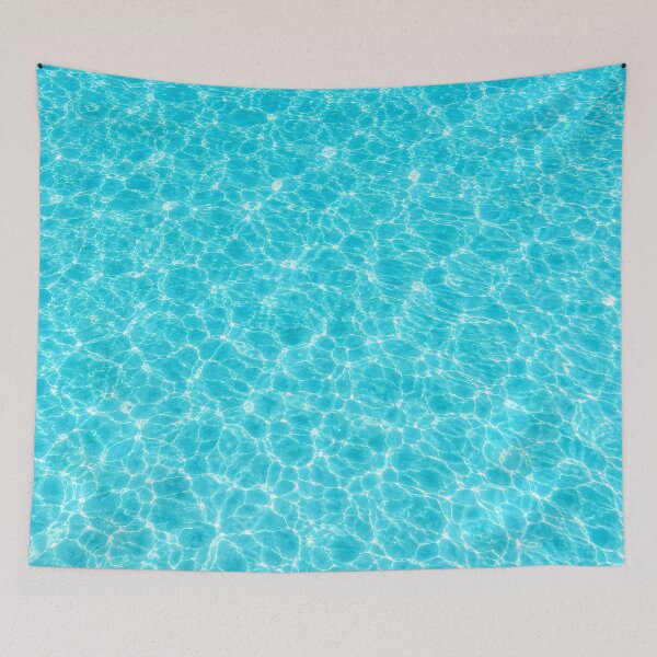 Item preview, Crystal Clear Aqua Blue Water Pattern Tropical Ocean Surface Beach Aesthetic designed and sold by Divine Ease.