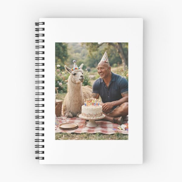 Item preview, Dwayne johnson llama picnic llamas animal pet nature meme memes funny parody christmas birthday  designed and sold by CheeseBlueprint.
