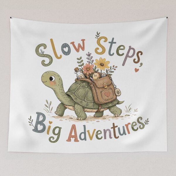 Item preview, Shellbound Journey - Cute Turtle designed and sold by bapupa.