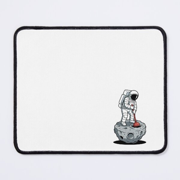 Item preview, Space Plumber Astronaut Fixing a Crater Clog designed and sold by Rare By Hero.