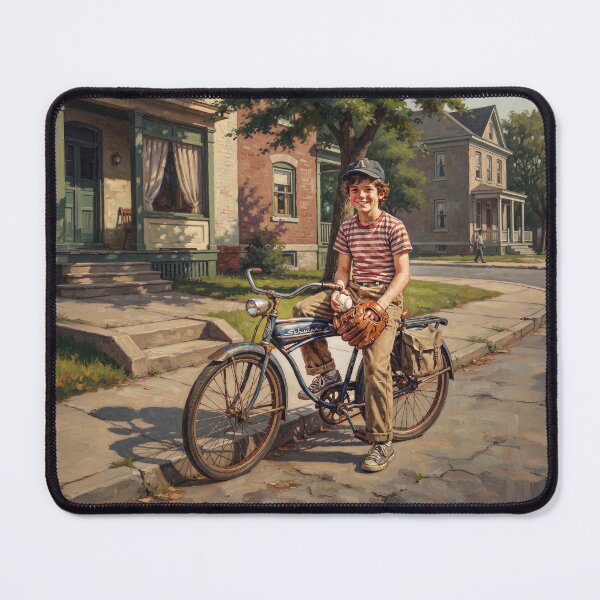 Item preview, Nostalgic Portrait Of Teenage Baseball Player designed and sold by Home Decor Art.