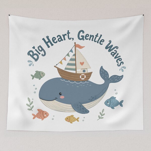 Item preview, Ocean Giant - Cute Whale designed and sold by bapupa.