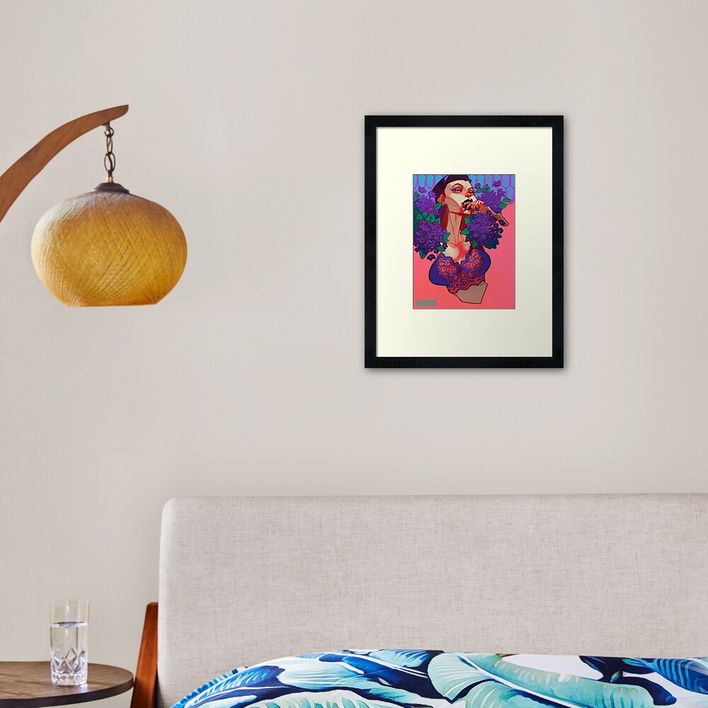 Vampire Framed Art Print