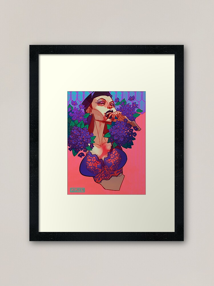 Alternate view of Vampire Framed Art Print