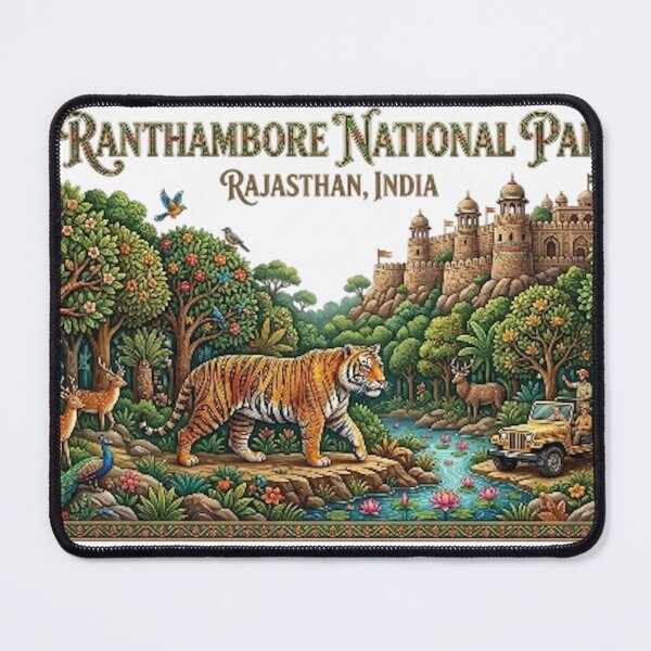 Item preview, RANTHAMBORE NATIONAL PARK designed and sold by likbatonboot.