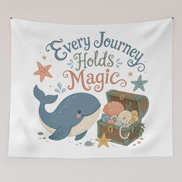 Item preview, Tide of Wonder - Cute Whale designed and sold by bapupa.