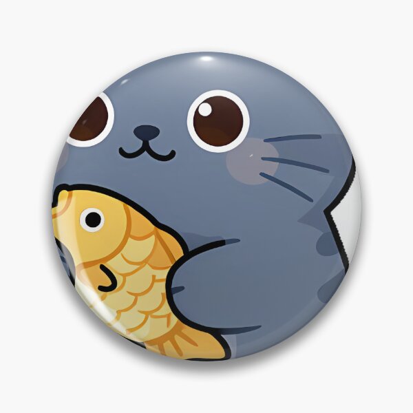 Item preview, British Shorthair with Golden Fish designed and sold by pumsquare.