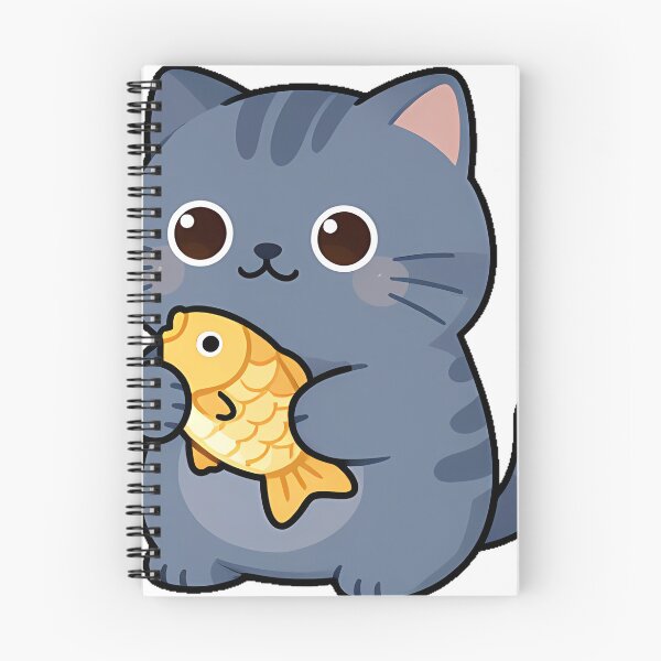 Item preview, British Shorthair with Golden Fish designed and sold by pumsquare.