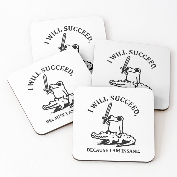 Item preview, I Will Succeed Because I Am Insane  designed and sold by regina-society.