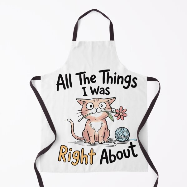 Item preview, All The Things I Was Right About Cute Cat With Flower classic t-shirt designed and sold by pawsome purrfect.