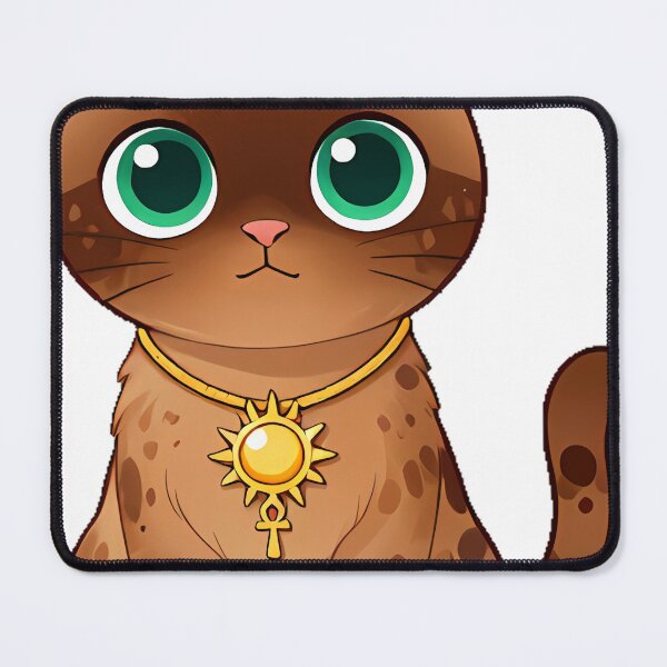 Item preview, Egyptian Mau Cat with Sun Pendant designed and sold by pumsquare.