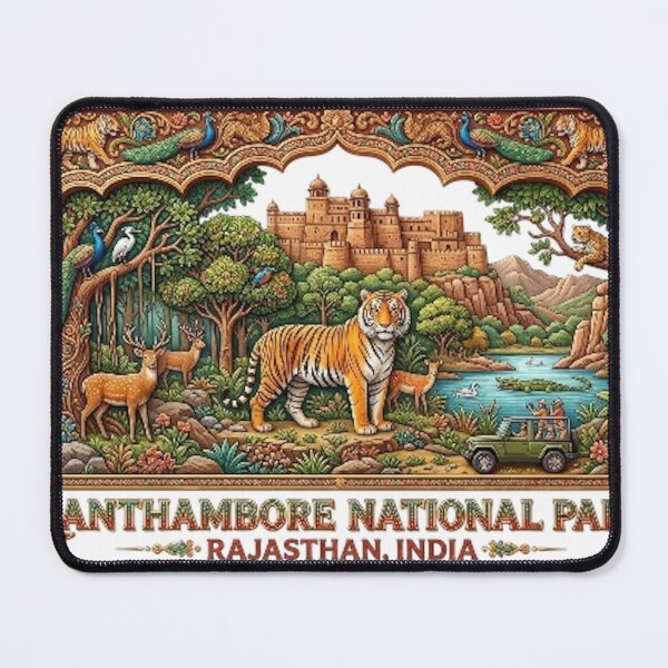 Item preview, RANTHAMBORE NATIONAL PARK designed and sold by likbatonboot.