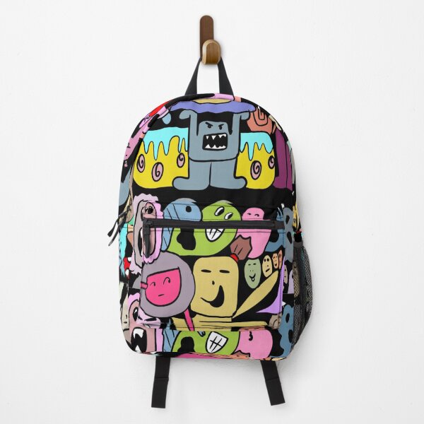 Item preview, Cute Doodle Monster Crowd | Funny Cartoon Characters Illustration designed and sold by Mohng Talulenz.