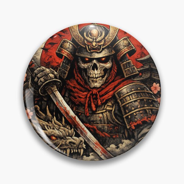 Item preview, Death Before Dishonor – Samurai Skull designed and sold by VEXORA 1.