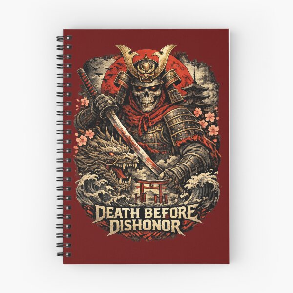 Item preview, Death Before Dishonor – Samurai Skull designed and sold by VEXORA 1.