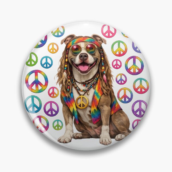 Item preview, Hippie pittie designed and sold by Ourhappyplaces.