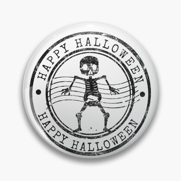 Item preview, Happy Halloween Dancing Skeleton Music Stamp designed and sold by chaaval.