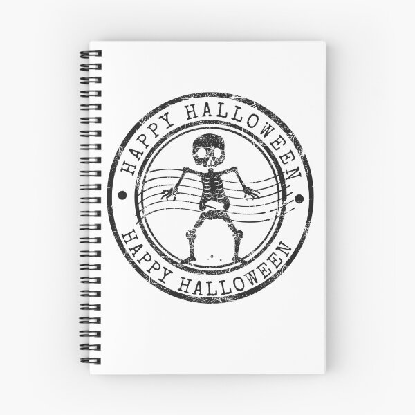 Item preview, Happy Halloween Dancing Skeleton Music Stamp designed and sold by chaaval.