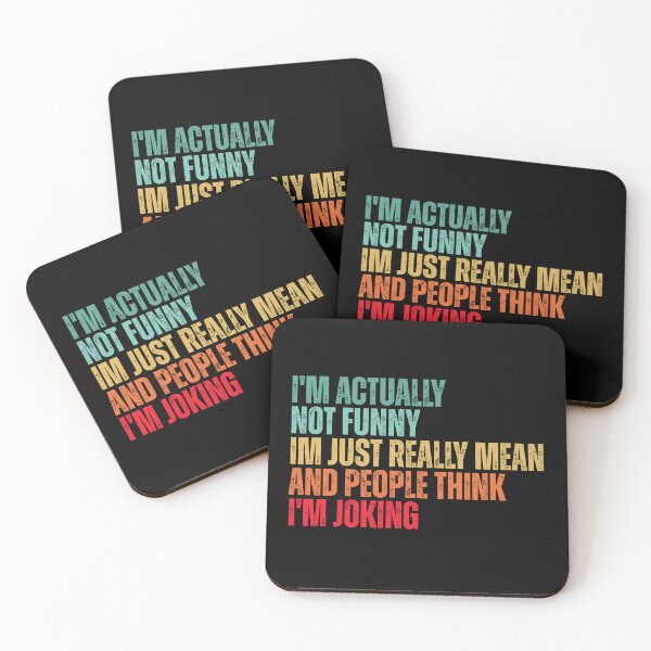 Item preview, I'm actually not funny - sarcastic phrases designed and sold by Dondonmart.