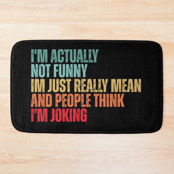 Item preview, I'm actually not funny - sarcastic phrases designed and sold by Dondonmart.