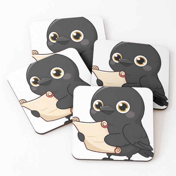 Item preview, Crow with Scroll and Wax Seal designed and sold by IllumeInk.