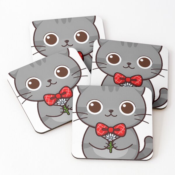 Item preview, Scottish Fold with Tartan Bow designed and sold by pumsquare.