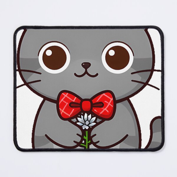 Item preview, Scottish Fold with Tartan Bow designed and sold by pumsquare.