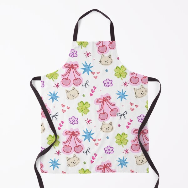 Item preview, Cute Cherry Cat Kawaii Pattern designed and sold by jianina-alondra.
