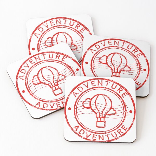 Item preview, Adventure Hot Air Balloon Vintage Stamp designed and sold by chaaval.