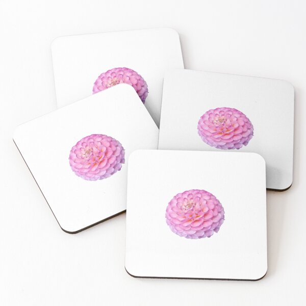 Item preview, Pink Pompon Dahlia Wizard Of Oz For Bringing Positive Vibes and Strength To Oneself and The World White Background designed and sold by BOKEbyTC.