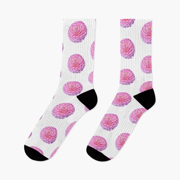 Item preview, Pink Pompon Dahlia Wizard Of Oz For Bringing Positive Vibes and Strength To Oneself and The World White Background designed and sold by BOKEbyTC.