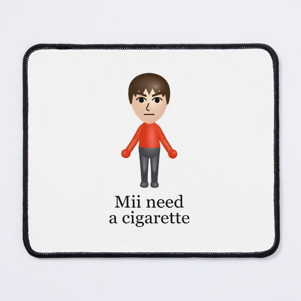 Item preview, Original Mii Need A Cigarette Meme designed and sold by regina-society.