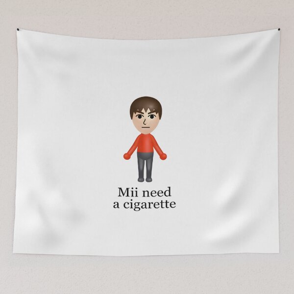 Item preview, Original Mii Need A Cigarette Meme designed and sold by regina-society.