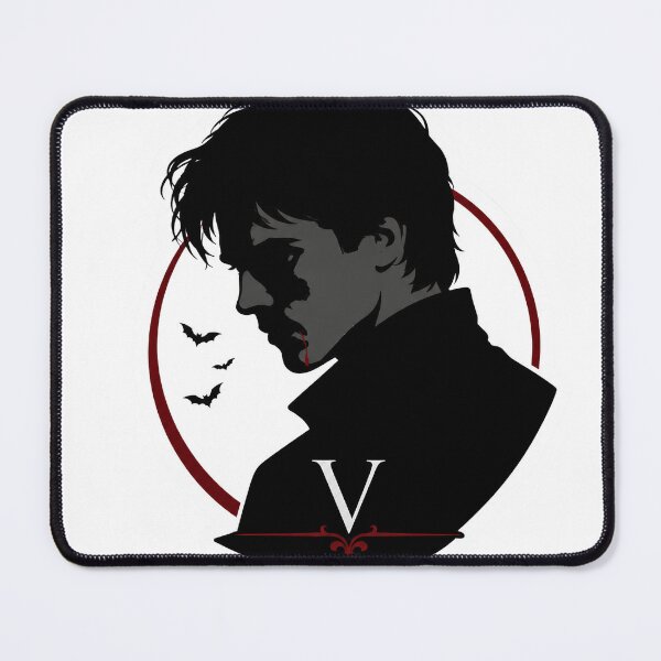 Item preview, Minimalist Gothic Vampire Silhouette designed and sold by teamzeta.