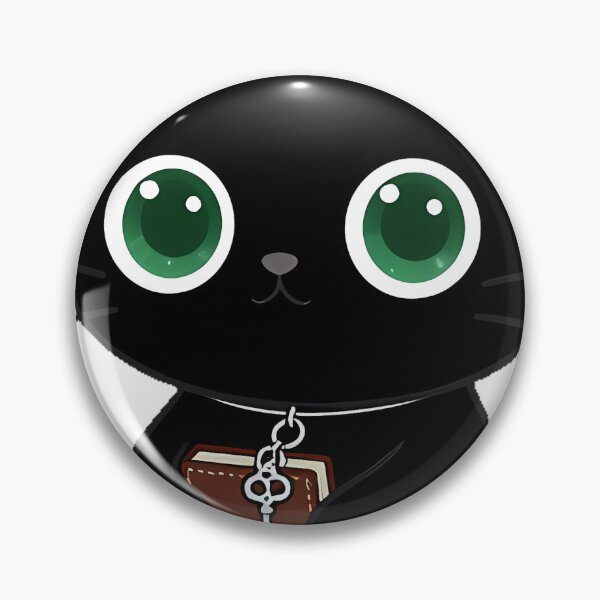 Item preview, Black Cat with Pocket Book and Key designed and sold by IllumeInk.