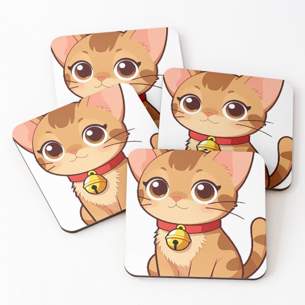 Item preview, Abyssinian Cat with Golden Bell designed and sold by pumsquare.
