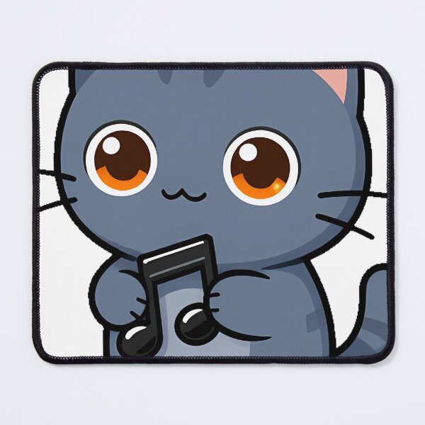 Item preview, Chartreux Cat with Music Note designed and sold by pumsquare.