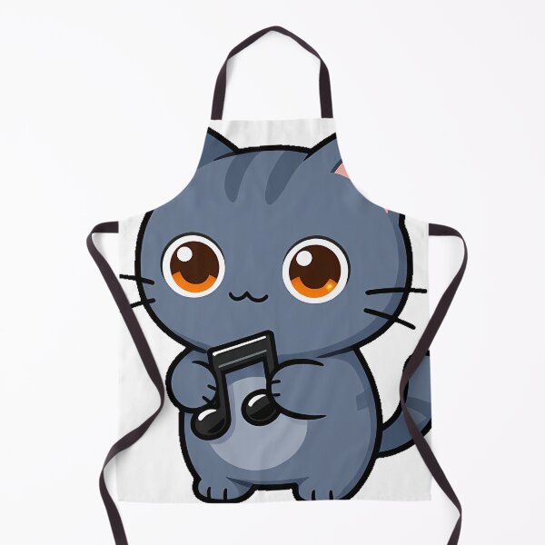 Item preview, Chartreux Cat with Music Note designed and sold by pumsquare.