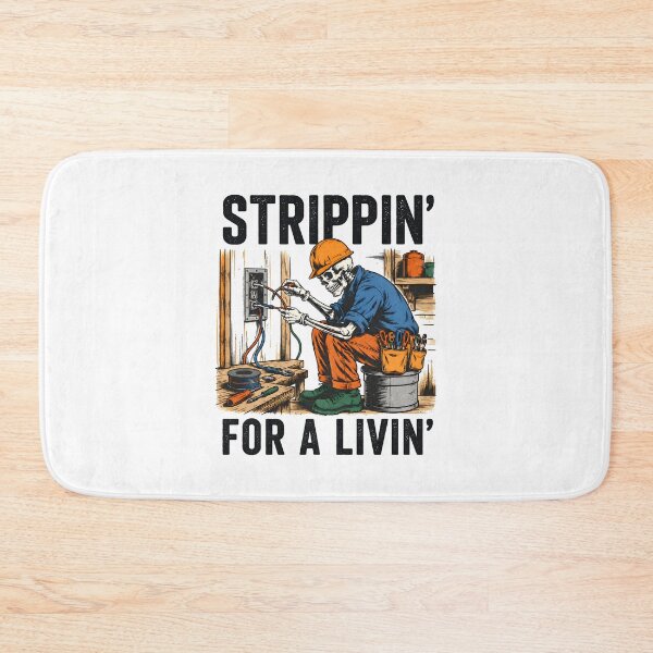 Item preview, Skeleton Electrician Strippin' For a Livin' designed and sold by wansilastomi.