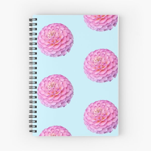 Item preview, Pink Pompon Dahlia Wizard Of Oz For Bringing Cuteness To Oneself and The World Baby Blue Background designed and sold by BOKEbyTC.