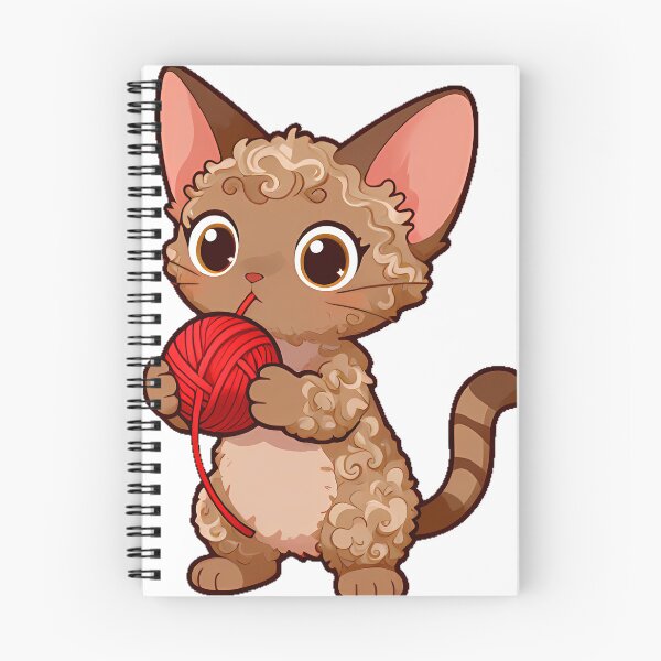 Item preview, Devon Rex with Yarn Ball designed and sold by pumsquare.