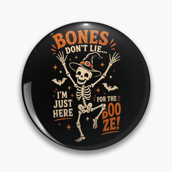 Item preview, Bones Don't Lie Funny Halloween Skeleton designed and sold by Canvas-Whispers.