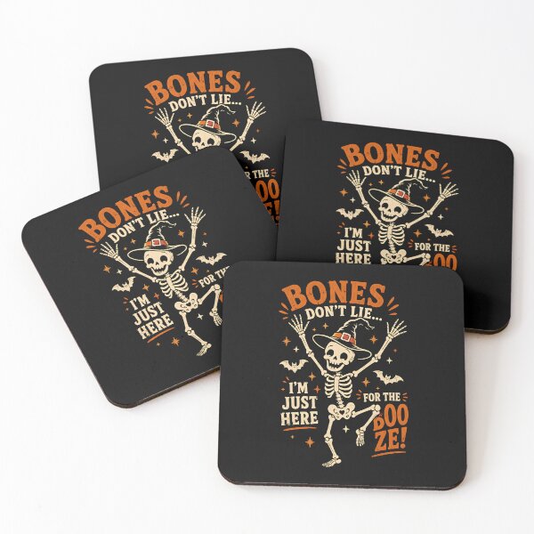 Item preview, Bones Don't Lie Funny Halloween Skeleton designed and sold by Canvas-Whispers.