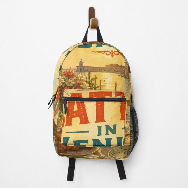 Item preview, Latte in Venice: Vintage-Style Painterly Travel Poster designed and sold by LSVart.