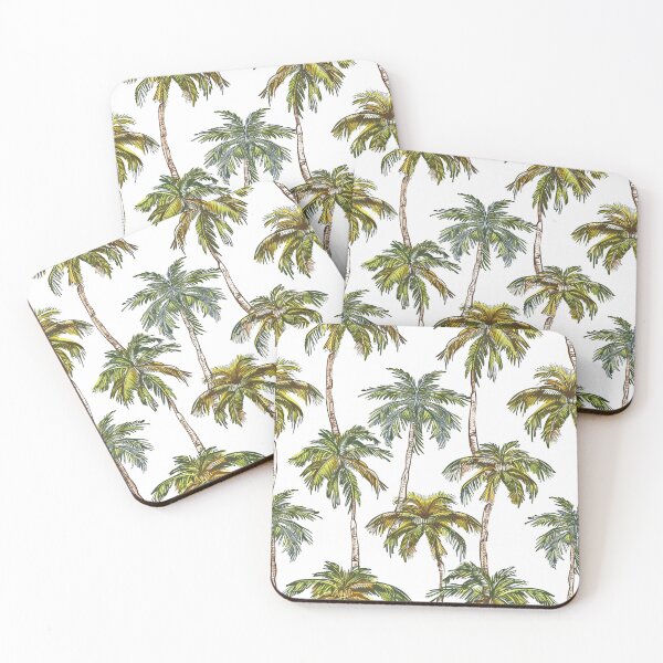 Item preview, Seamless Tropical Palm Tree Pattern | Botanical Hawaiian Design designed and sold by Awarrie.
